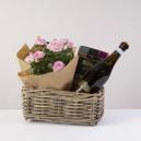 Prosecco and Rose Plant Hamper flowers